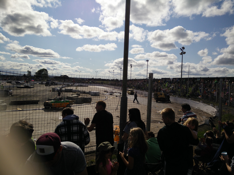 Illustration for article titled Went to watch some Banger racing today